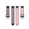 Silikon Träningsarmband Armband Versa 3/Fitbit Sense - Svart/Rosa