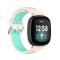 Silikon Träningsarmband Armband Versa 3/Fitbit Sense - Ljus Rosa/Teal