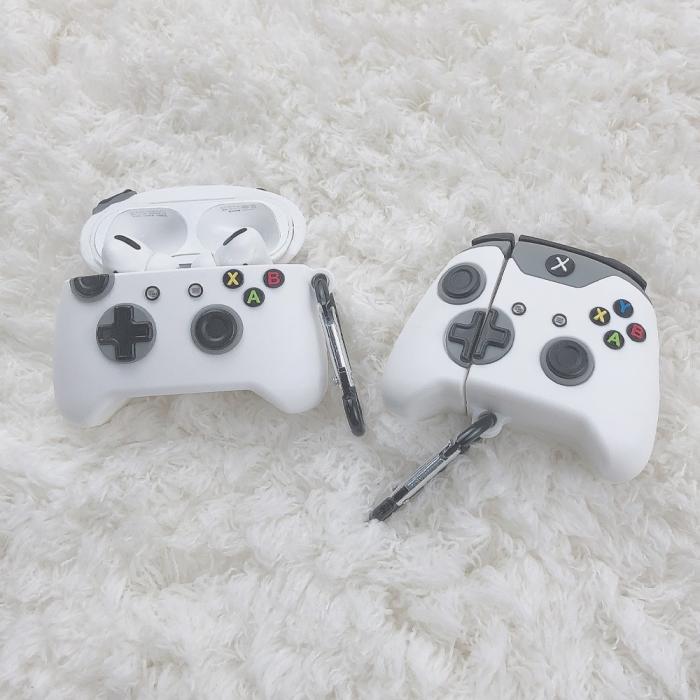 Bild 2, AirPods Pro Xbox Silikonskal - Vit