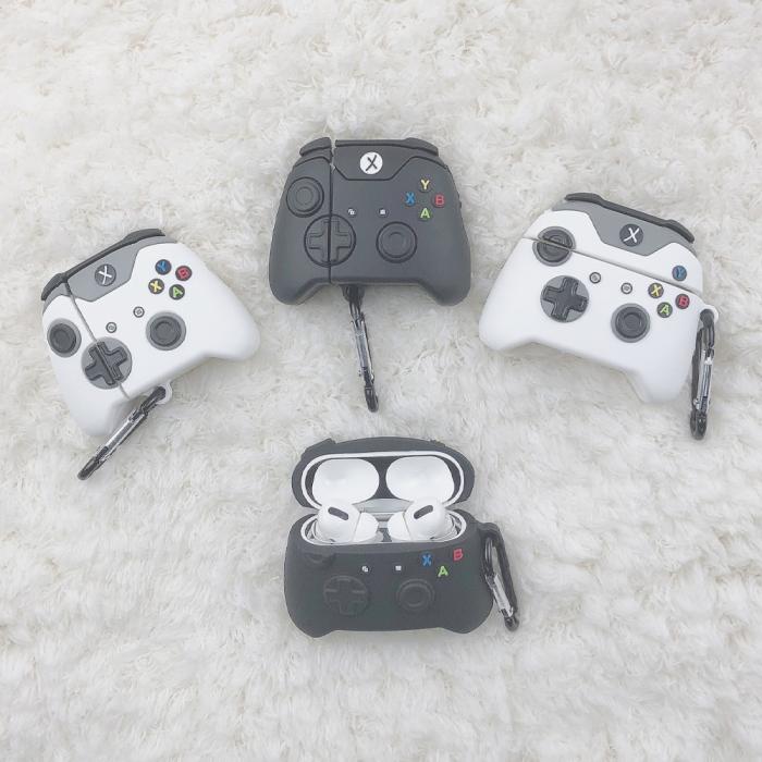 Bild 4, AirPods Pro Xbox Silikonskal - Vit