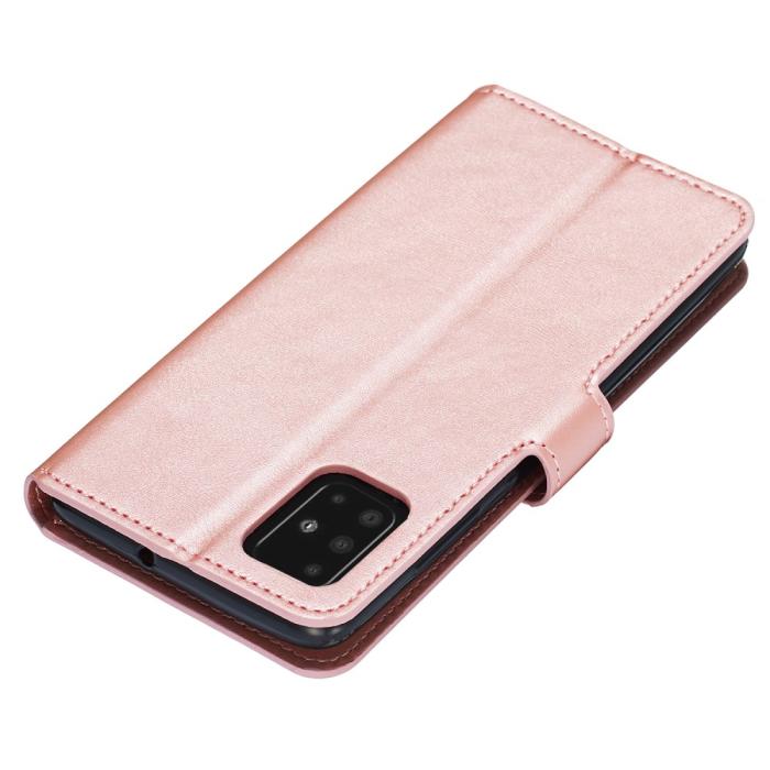 Bild 4, Samsung Galaxy A51 - Plånboksfodral - Roséguld
