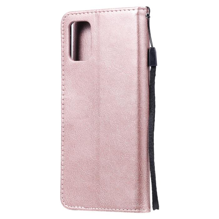 Bild 3, Samsung Galaxy A71 - Plånboksfodral - Roséguld