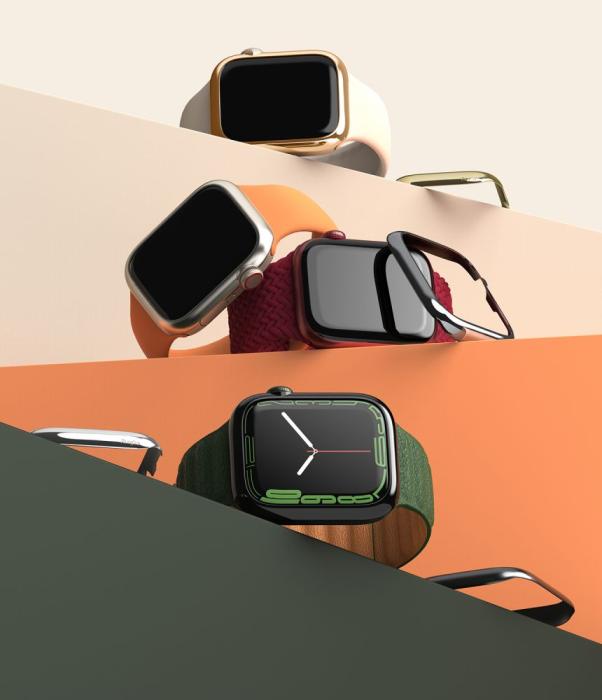 Bild 2, Ringke Apple Watch 7/8 45 mm Skal Bezel Styling Svart