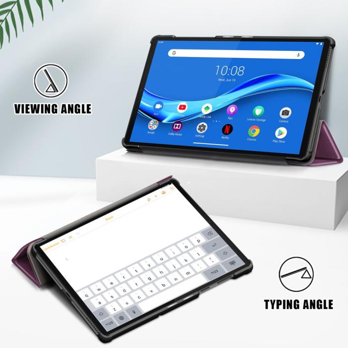 Bild 2, Lenovo Tab M10 Plus (2nd Gen) Tri-Fold Fodral Lila