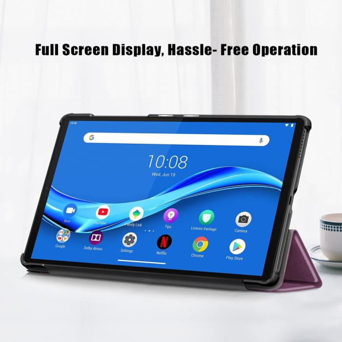 Bild 5, Lenovo Tab M10 Plus (2nd Gen) Tri-Fold Fodral Lila