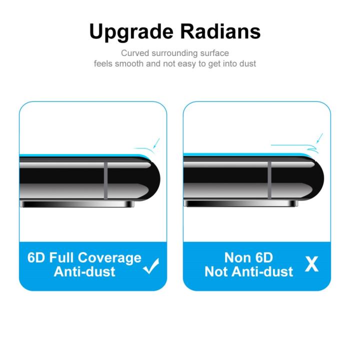 Bild 4, ENKAY Samsung Galaxy A14 4G/5G Skärmskydd Heltäckande Härdat Glas
