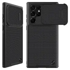 NILLKIN Samsung Galaxy S22 Ultra Skal CamShield Nylon Hybrid Svart