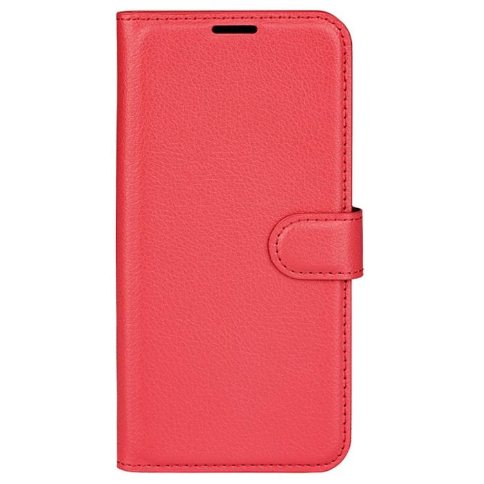 Bild 5, Samsung Galaxy A35 5G Fodral Läder Litchi Röd