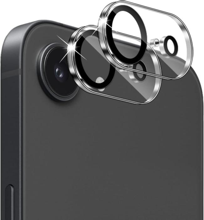 Bild 1, 2-Pack iPhone 16e Linsskydd I Härdat Glas