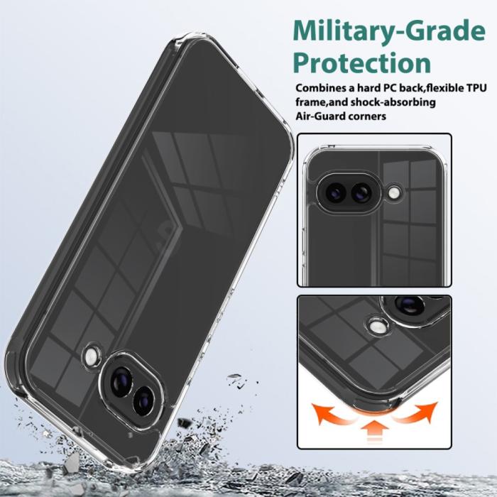 Bild 4, Google Pixel 9a Skal Shockproof Transparent