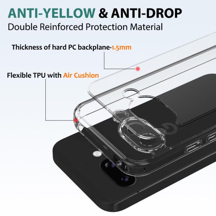 Bild 5, Google Pixel 9a Skal Shockproof Transparent