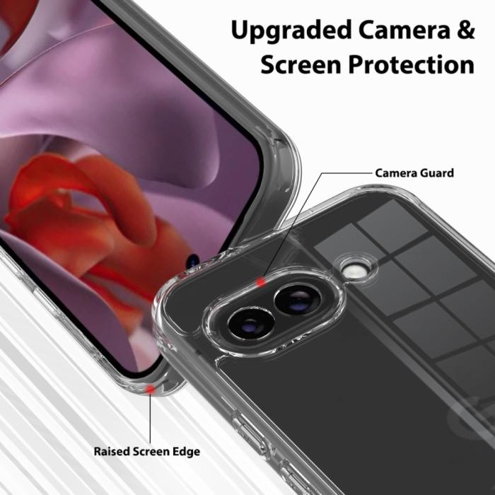 Bild 6, Google Pixel 9a Skal Shockproof Transparent