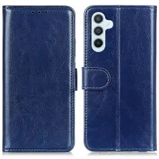 Samsung Galaxy A16 / A26 5G Fodral Crazy Horse L&auml;der Bl&aring;