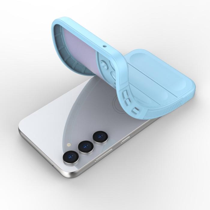 Bild 4, Samsung Galaxy S23 FE Skal Magic Shield TPU Mörk Grå