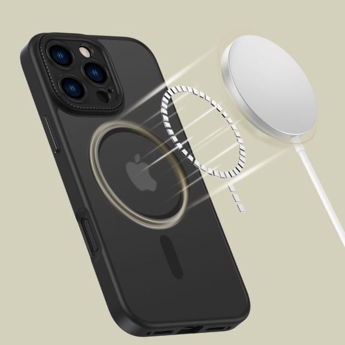 Bild 5, Tech-Protect iPhone 16 Pro Max Skal MagSafe MagCam Matt Svart