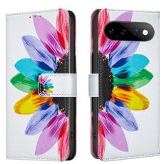 Google Pixel 11/11 Pro Fodral L&auml;der Med Tryck Blomma