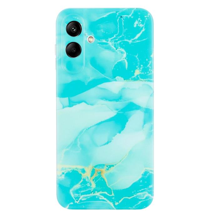 Bild 2, Samsung Galaxy A07 Skal TPU Marmor Grön