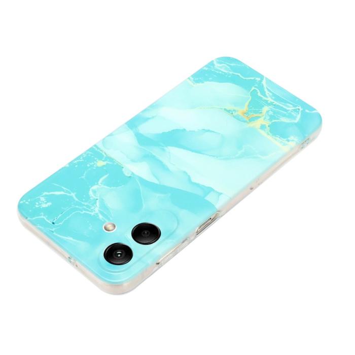 Bild 4, Samsung Galaxy A07 Skal TPU Marmor Grön