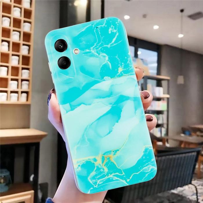 Bild 5, Samsung Galaxy A07 Skal TPU Marmor Grön