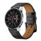 Tech-Protect Äkta Läder Armband Samsung Galaxy Watch 46 mm Svart