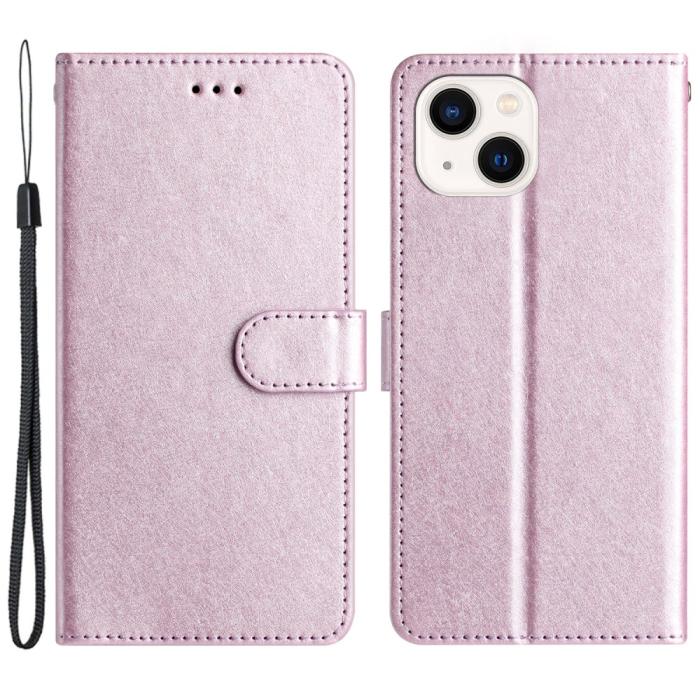 Bild 1, iPhone 15 Plus Fodral Silk Textur Med Snodd Lila