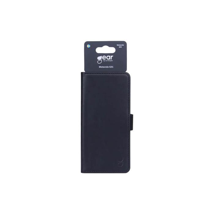 Bild 2, GEAR Motorola Moto G31 Fodral Läder Svart