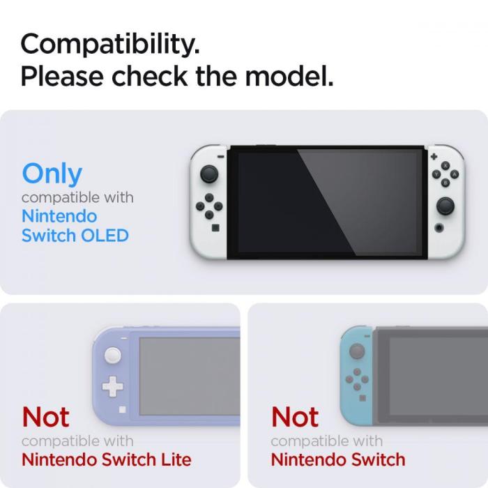 Bild 5, Spigen Nintendo Switch OLED 2-PACK 