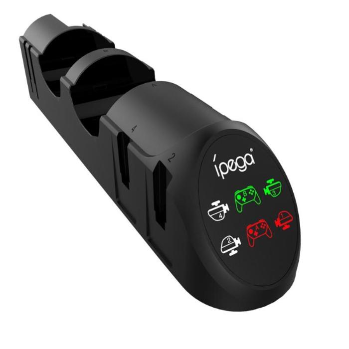 Bild 2, iPega 6in1 Laddningsbas för Nintendo Switch Joy-Con/Pro