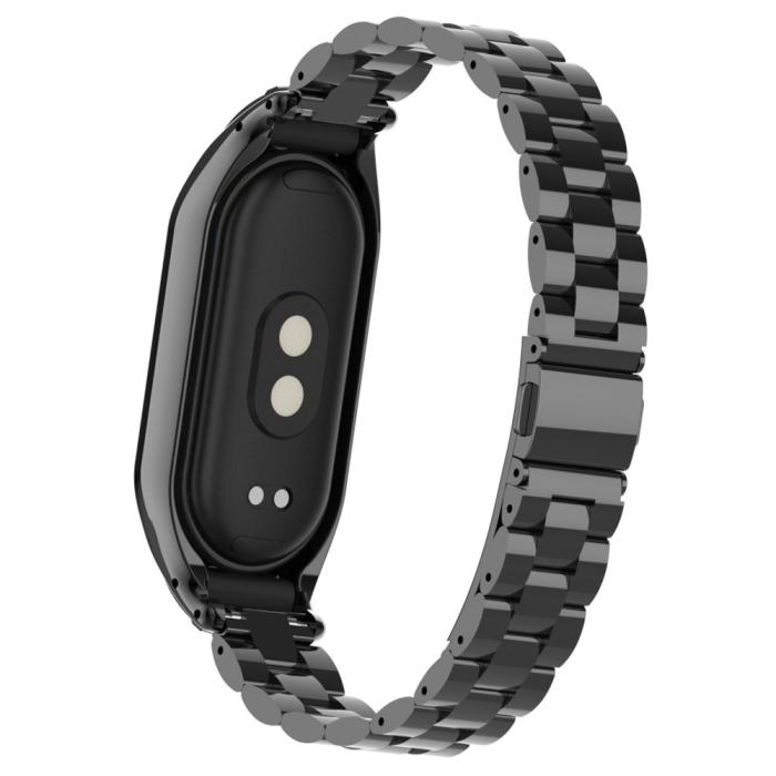 Bild 5, Xiaomi Smart Band 8 Lyxigt Metallarmband Svart