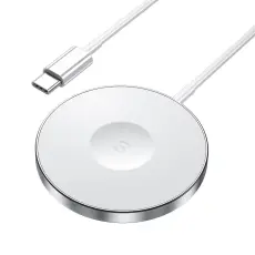ESSAGER 15W MagSafe Tr&aring;dl&ouml;s Laddare Vit