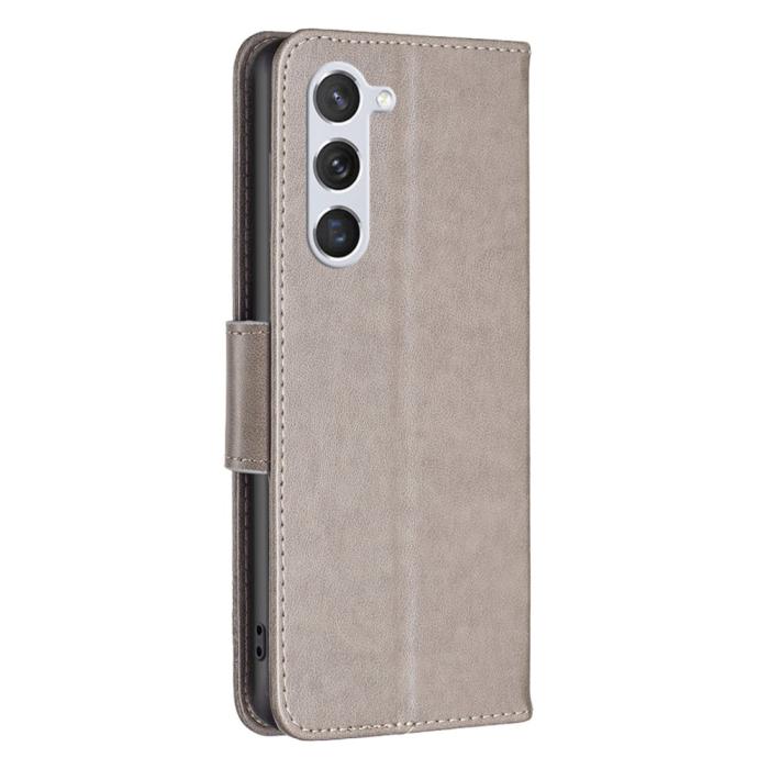Bild 5, Samsung Galaxy S24 Fodral Fjäril Grå