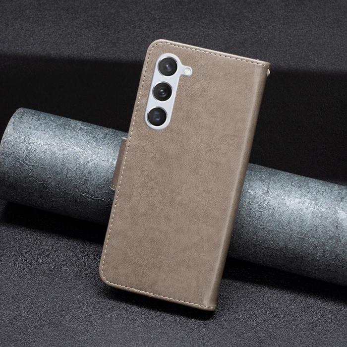 Bild 6, Samsung Galaxy S24 Fodral Fjäril Grå
