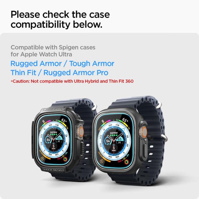 Bild 6, Spigen Apple Watch Ultra 49 mm 2-PACK 