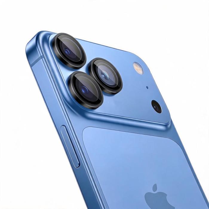 Bild 4, Tech-Protect iPhone 18 Pro / 18 Pro Max Linsskydd Svart