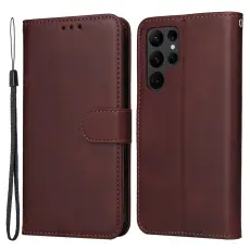 Samsung Galaxy S23 Ultra Fodral Läder Brun