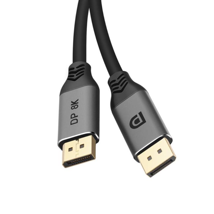 Bild 3, DisplayPort 1.4 Hane - DisplayPort 1.4 Hane 8K 60Hz 3m Kabel Svart