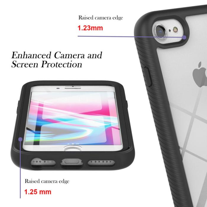 Bild 5, iPhone 7/8/SE Skal 360 Hybrid Defense Svart