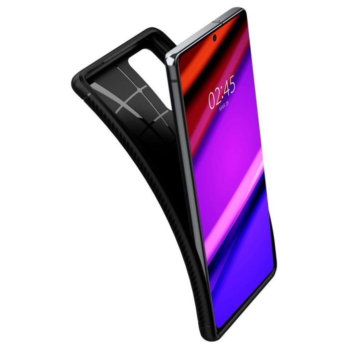Bild 4, Samsung Galaxy Note 20 - Spigen Rugged Armor - Matt Svart