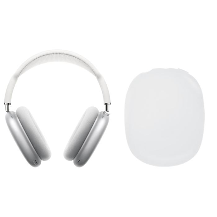 Bild 1, AirPods Max Skin Touch Silikon Skal - Vit