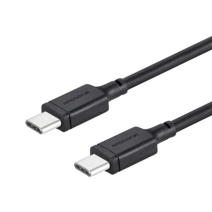 Bild 2, MOMAX 3A 1m Type-C - Type-C Laddningskabel - Svart