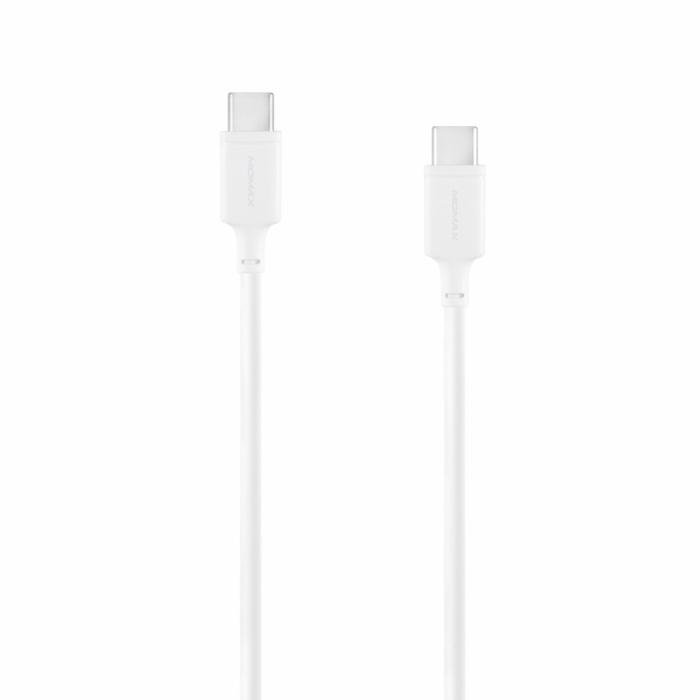 Bild 3, MOMAX 3A 1m Type-C - Type-C Laddningskabel - Vit