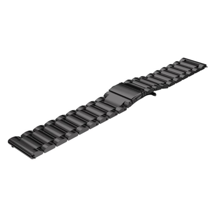 Bild 3, Lyxigt Metallarmband I Rostfritt Stål - Svart (22 mm)