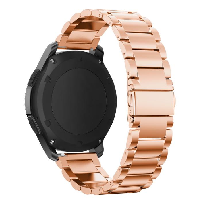 Bild 5, Lyxigt Metallarmband I Rostfritt Stål - Roséguld (22 mm)