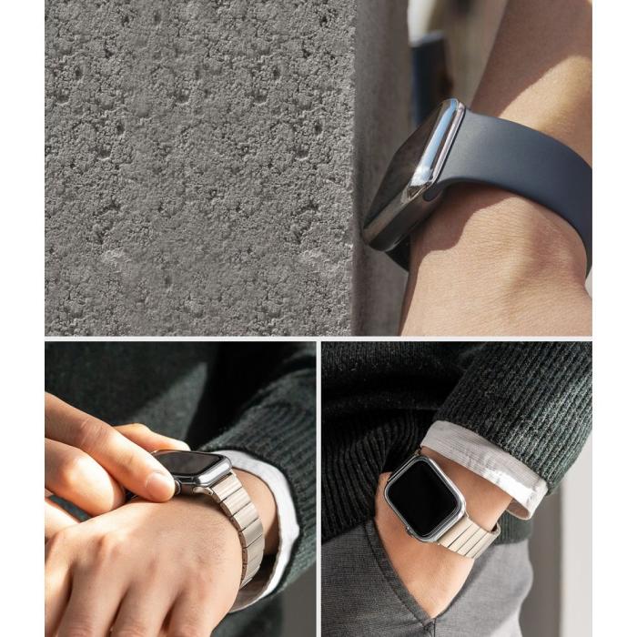 Bild 5, Ringke Apple Watch 7/8 45 mm Skal Bezel Styling Svart
