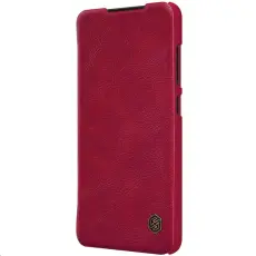 NILLKIN Samsung Galaxy S21 FE Fodral Qin Läder Röd