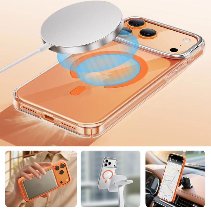 Bild 5, Tech-Protect Magnetisk MagSafe Ring Cosmic Orange