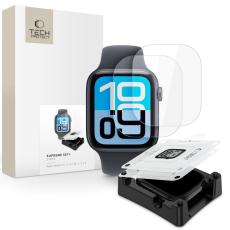 Tech-Protect Apple Watch 44 mm 2-PACK Sk&auml;rmsskydd HydroFlex+
