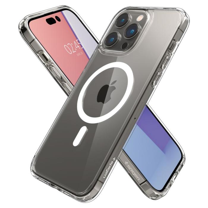 Bild 6, Spigen iPhone 14 Pro Max Skal MagSafe Mag Ultra Hybrid Vit