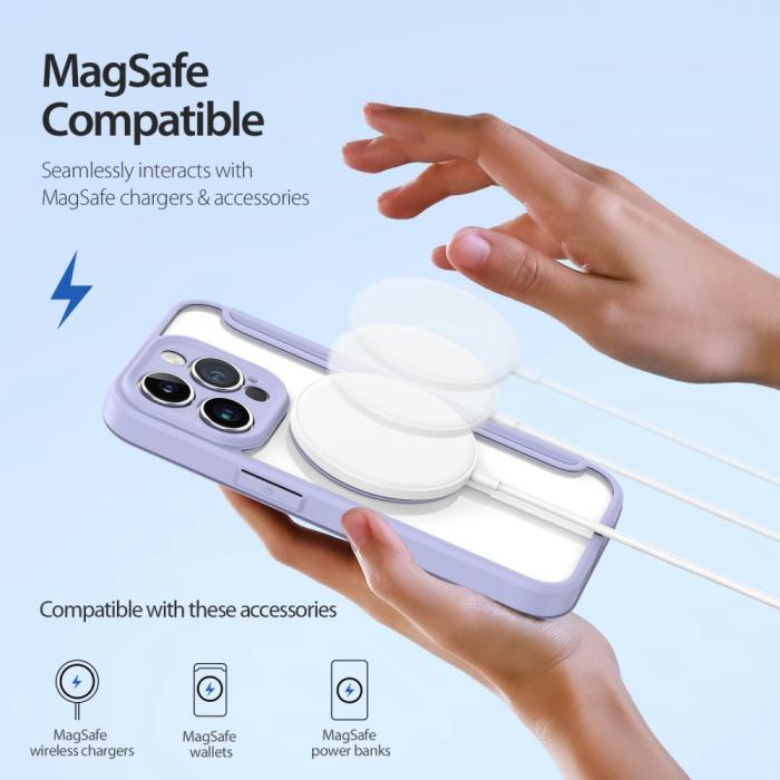 Bild 3, DUX DUCIS iPhone 14 Pro Fodral MagSafe Skin X Pro Lila