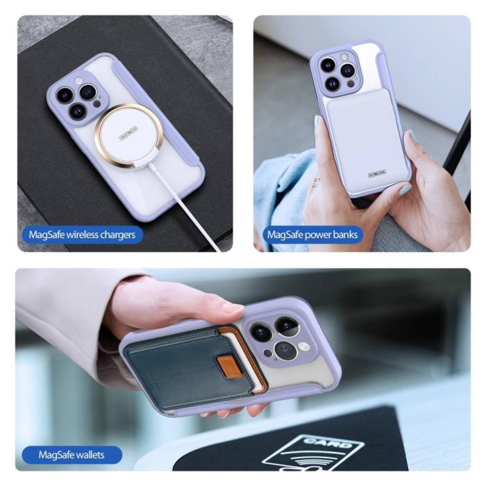 Bild 5, DUX DUCIS iPhone 14 Pro Fodral MagSafe Skin X Pro Lila